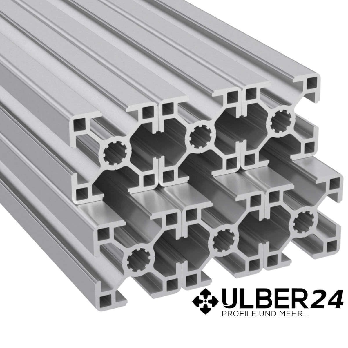 Aluprofil Aluprofile 30x30 Nut 8 Typ B Aluminiumprofil