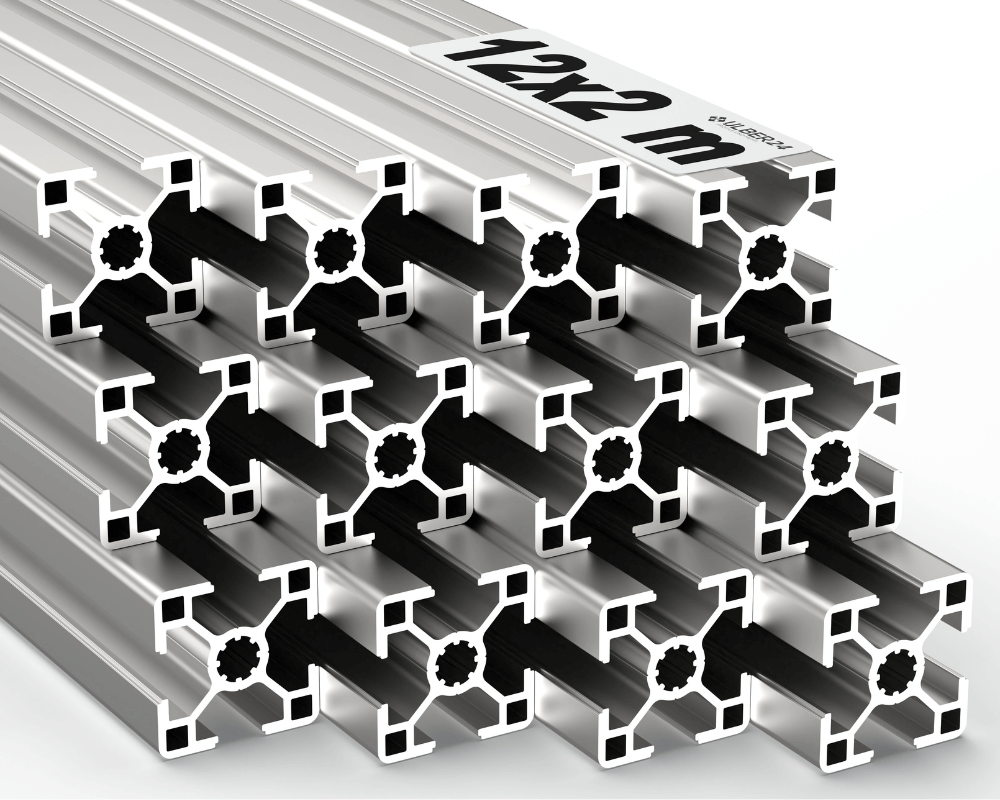 myaluprofil - Aluminium profile 30x30 groove 8 B-type black compatible